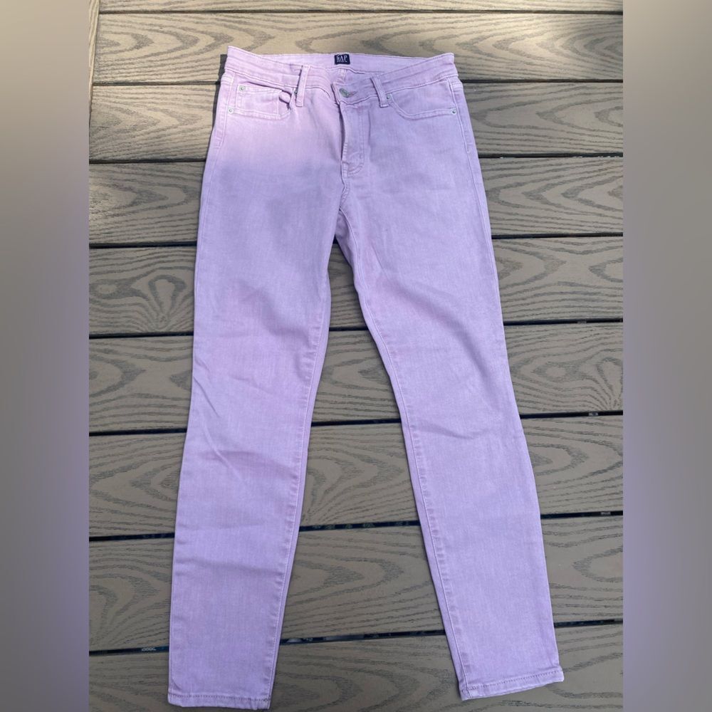 Gap 27/4 lilac purple Jegging legging high rise jeans